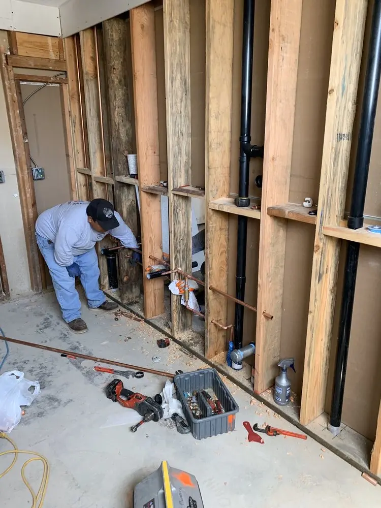 Commercial rough-in plumbing for Water Heater Replacement in Detour